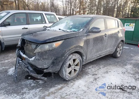 2012 Kia Sportage Lx z USA, uszkodzony, nr VIN KNDPBCA25C7213922